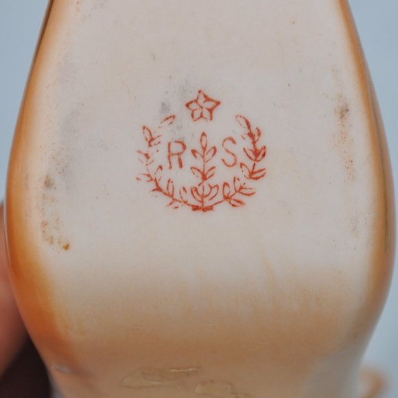 R S Prussia porcelain Victorian boot shoe figurine planter? (479w) - Picture 9 of 9